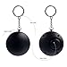 Catsonic Personal Alarm, Pocket Alarm, Keychain with 130db Alarm, Self-Protection for Woman and Children, Alarm Keychain, Set of 2, Safety for Your Family, in Black, Red