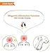 Airpods Strap, iAbler Airpods Magnetic Strap iPhone 8/8 Plus/X / 7 / iPhone 7 Plus AirPods Sports Strap Wire Cable Connector for Apple Airpods Like a Necklace with Your AirPods.