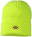 Dickies Men's 14 Inch Cuffed Knit Beanie Hat, Safety Yellow, One Size