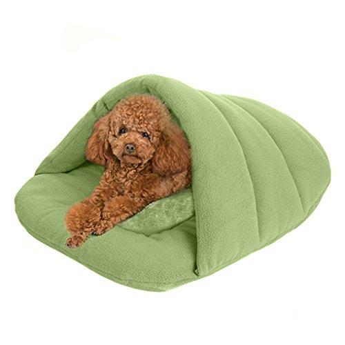 FakeFace Pet Cave Soft Cozy Sleeping Bag Bed Mat for Small Dog Cat Rabbit Ferret Guinea Pig Warm House Bed