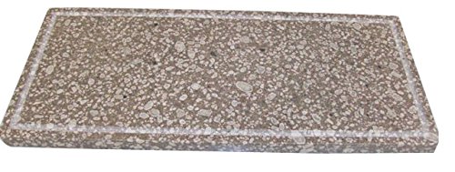 Sunday Speckstein- Platte mit umlaufender Nut, 20,5 x 48,5 cm