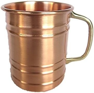 Rashi Enterprises 100% Copper Mug for Moscow Mule - Solid Pure Copper 16oz-Single Piece-Perfect Gift