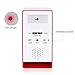 InnoGear One Remote Call Button Wireless Caregiver Personal Pager Nurse Call Alert-Red