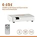 E-SDS HDMI to RF Coaxial Converter Box with Remote Control,HDMI to Coaxial Analog Signal Support Zoom Function