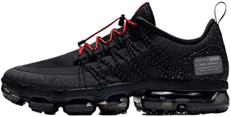 LIKEER Air Vapormax Run Utility Black Reflect Silver Mens Running Shoes AQ8810-001