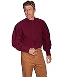 Wahmaker By Scully Men's Wahmaker Pleated Front Puffed Sleeve Shirt