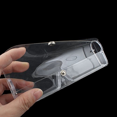 uxcell Plastic Eyeglasses Eyewear Reading Glasses Holder Case Box Protector 4pcs Clear