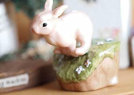 Amazon ダニエルの庭 勢いよく草原を駆けているウサギさんを表現 可愛いうさぎに癒されますね セラミックオブジェ 陶器 Palnart Poc パルナートポック 専用化粧箱入り 置物 オブジェ オンライン通販