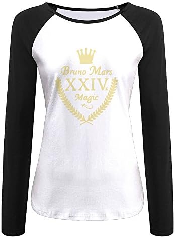 Bruno Mars XXIVk 24K Magic Crown Women's Raglan Baseball T-Shirt