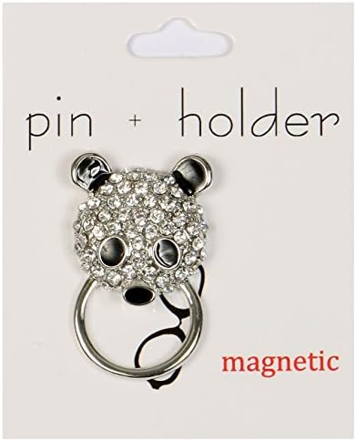 PIN + HOLDER - Magnetic Decorative Pin &amp; Eyeglass Holder, Panda
