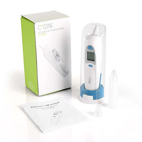 Ear Thermometer, Cozzine Medical Infrared Digital Ear Thermometer Suitable For Baby, Infant, Kids, Toddler and Adults with FDA and CE approved.(Battery Included) - Thumbnail 6