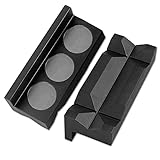 BARTOO Aluminum 4" Vise Jaws Pads, Magnetic