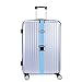 Hibate (2_Blue) Luggage Straps Belts and (1_Orange) Neoprene Suitcase Handle Wrap Grip Tags