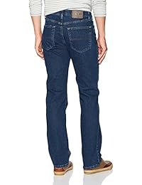 Wrangler Authentics - Pantalón vaquero para hombre (ajuste regular, cintura flexible)