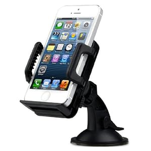 TaoTronics スマートフォン車載ホルダー 携帯ホルダー 360度回転可能 ゲル吸盤式 TT-SH02