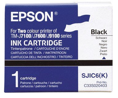 INKJET EPSON SJIC6 ORBLK by INKWORKS MfrPartNo OEM SJIC6