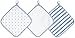 aden by aden + anais washcloth set 3 pack, dashing