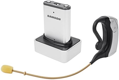 Samson Wireless Earset Mic wTransmitter+Receiver 4 Workout, Yoga, Spin, Aerobics