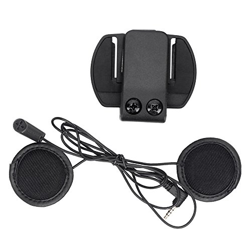 Amazingbuy - Vnetphone V6 V4 Accessories Microphone Speaker and Clip Bracket,Only Fit Vnetphone V6 V4 Helmet Intercom Motorcycle Bluetooth Device 3.5mm Jack Plug (2Pcs) - Thumbnail 2