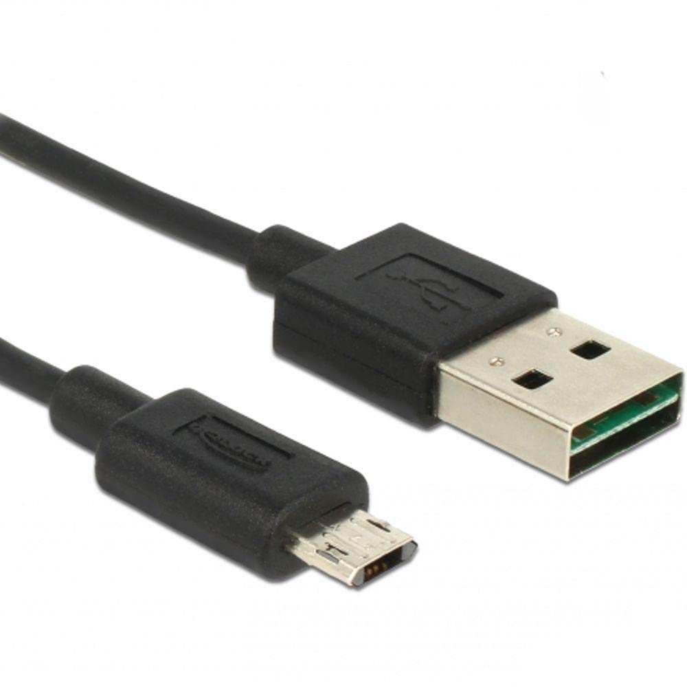 DeLOCK Cable EASY-USB 2.0 Type-A Male > EASY-USB 2.0 Type Micro-B Male Black 20 cm