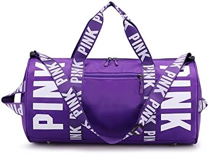 Goodern Carry On Bag Gym Bag for Men Women Waterproof Cylindrical