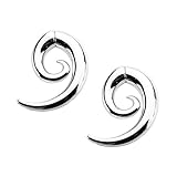 UMBRELLALABORATORY Magnetic Summer Style Silver Spiral Fake Faux Tapers Sold AS Pair w 109