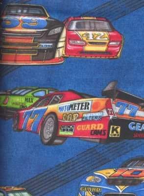 Race Cars By RJR - 100% Cotton, 44" Wide By the Yard