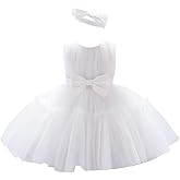 3M-9T Baby Girls Flower Dress Embroidery Paqeant Party Wedding Lace Dresses