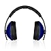 HearTek Small Baby / Kids Earmuffs Hearing Protection with Travel Bag - Adjustable Padded Defender Noise Protector / Reduction - Soundproof Ear Muffs For Babies and Infants Toddlers (Dark Blue)