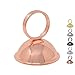 Gray Bunny Place Card Holder, 12 Pack, Rose Gold, Table Cardholder Tabletop Menu Holder Harp-clip Table Number Holder Recipe Reserved Card Holder, for Restaurants, Weddings, Banquets