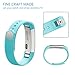 Vancle Fitbit Alta Bands, Newest Adjustable Replacement Bands for Fitbit Alta Bands, Small, Teal (with Metal Clasp, No Tracker)