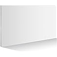 Wesiti Hdpe Plastic Sheets 3/4 Thick Hard Hdpe Polyethylene Sheet, High Density Polyethylene Board for Crafts Flat Panel DIY Materials for Home Decor Handcrafts (White,12 x 8 Inch)