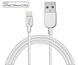 TopG Apple MFI Certified - Lifetime Warranty - High-Speed Lightning to USB Cable 3.3ft / 1m for iPhone 5s / 5c / 5, iPad Air / mini / mini2, iPad 4th generation, iPod 5th generation, and iPod nano 7th generation Charging and Syncing - Premium MFI Quality (White)