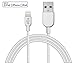 TopG Apple MFI Certified - Lifetime Warranty - High-Speed Lightning to USB Cable 3.3ft / 1m for iPhone 5s / 5c / 5, iPad Air / mini / mini2, iPad 4th generation, iPod 5th generation, and iPod nano 7th generation Charging and Syncing - Premium MFI Quality (White)