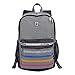Sinpaid Fashion Casual Daypack Backpack for Teens- Light Grey