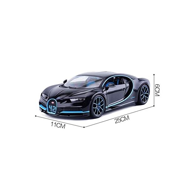 NYDZDM Modellauto 1:18 Bugatti Chiron Retro Simulation Legierung Druckguss Spielzeug Ornamente Sportwagen Kollektion… – Bild 6