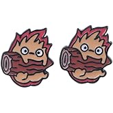 Anime Cute Earrings Stud, Metal Cartoon Ear Stud for Women and Men