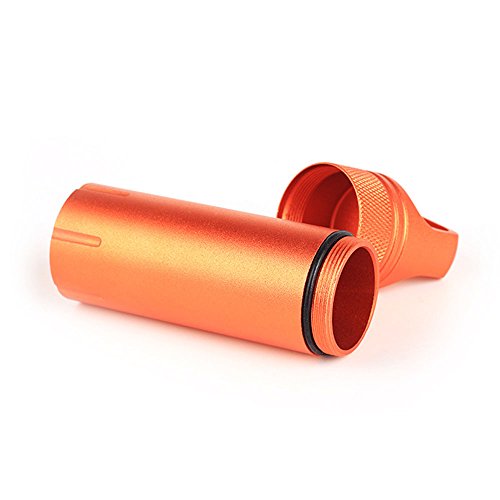 Eclimb 3pcs Portable Waterproof Aluminum Pill Box Bottle Storage Drug Holder Container Keychain for Outdoor Camping Travel