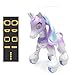 Flameer Electronic Family Pet – Interactive Unicorn/ Horse Robot Responds to Touch & Fun Activities, Birthday Gift for Children – Purple Unicorn, as describedthumb 2
