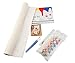 WOVTE DIY Oil Painting, Paint by Number kit No Blending No Mixing Linen Canvas DIY Painting - Angel and Rabbit 16×20 inch.