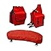 Tahoe Nylon Trail Riding Endurance Saddle Bag Set – Includes Saddle, Horn, and Cantle Bags – Durable Nylon Construction, Perfect for Holding Food, Beverages and Supplies – Multiple Colors Availablethumb 3