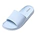 WILLIAM&KATE Spring Summer Unisex Household Slipper Casual Anti-Slip Bathroom Slippers Soft Lightweight Sandal Indoor&Outdoor Couple Slippers,Blue-gray,9-9.5D US/43-44