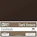 Clear Path Paper - Dark Brown Cardstock - 12 x 12 inch - 65Lb Cover - 25 Sheets