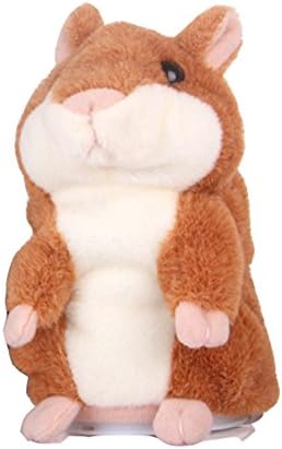 ENTOY Animal Toys Talking Hamster Electronic Pet Talking Plush Buddy Mouse Repeats What You Say
