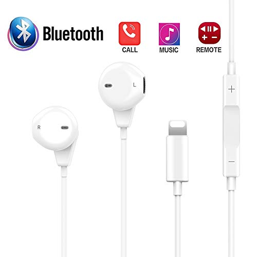 Compatible Earbuds for iPhone X / 7/7 Plus / 8/8 Plus, Applicable Earphones Built in Microphone Earphones Stereo Headphones Noise Isolating Headset