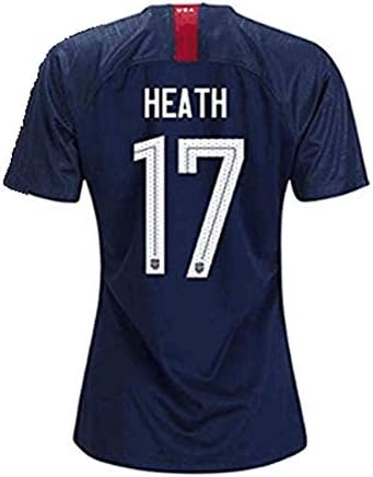 Tobin Heath #17 USA National Team Womens 2018/19 Away Jersey Blue