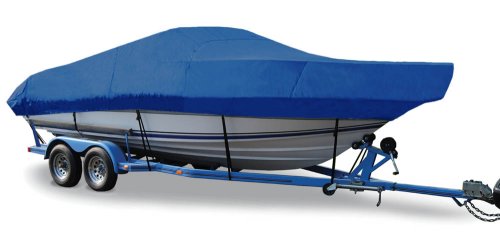 Taylor Made Products Trailerite Semi-Custom Boat Cover for Walk-Around Cuddy Cabin Boats with Outboard Motor (20'5