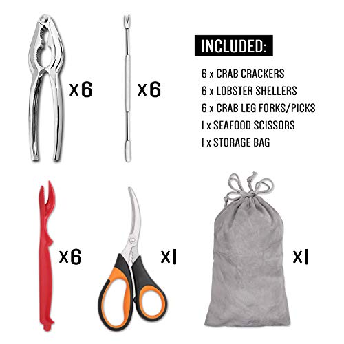 1 19+piece+Seafood+Crackers+Shellers+Scissors