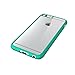 LUVVITT [ClearView] Hybrid Scratch Resistant Back Cover with Shock Absorbing Bumper designed for Apple iPhone 6/6s (4.7) Teal Mint Green
