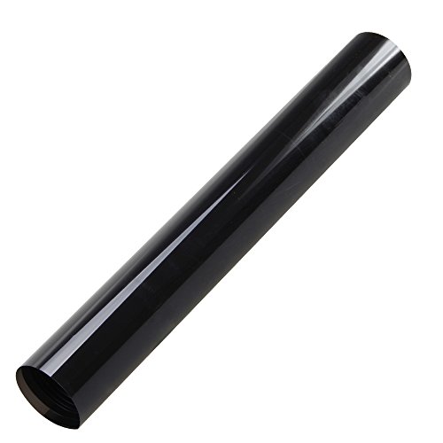 8 Colors Non Reflective Anti UV Window Glass Decorative Solar Tint Film 1.52*0.5m (60"x20") (Black)